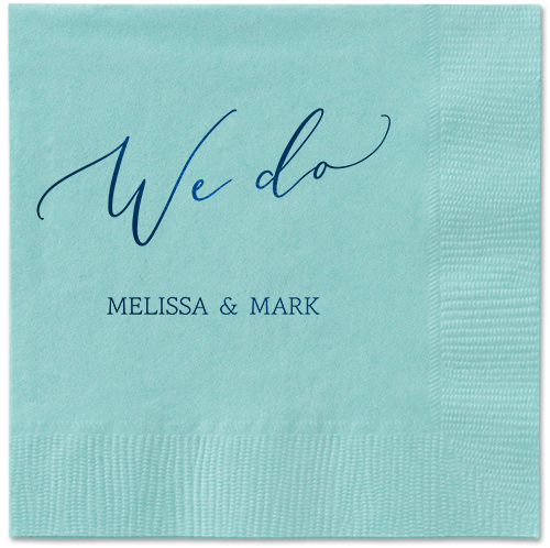 Snapshot Serenity Napkin, Blue, Aqua, midnight
