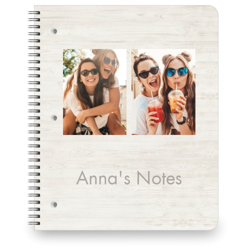 Gallery of Two Large Notebook, 8.5x11, Multicolor, multi