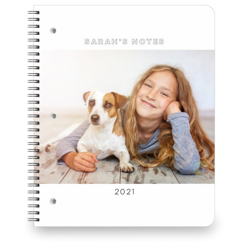 Kids Photo Gallery Large Notebook, 8.5x11, Multicolor