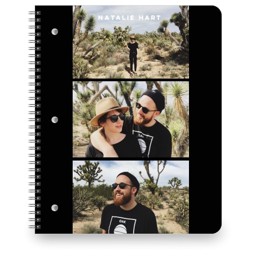 Gallery of Three Vertical Large Notebook, 8.5x11, Multicolor