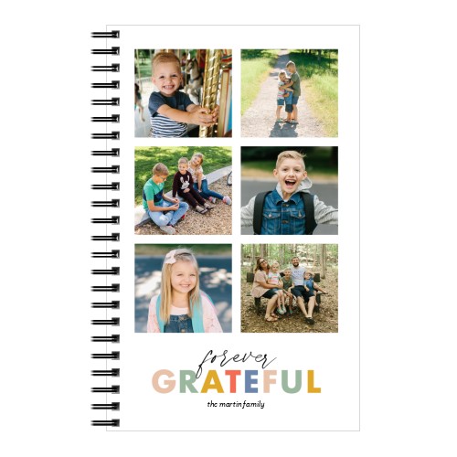 Colorful Grateful 5x8 Notebook, 5x8, Yellow, mustard