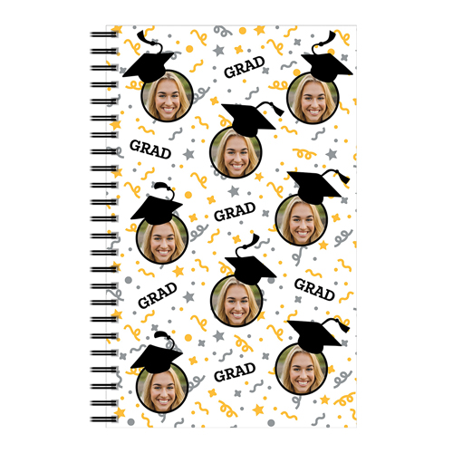 Floating Grad 5x8 Notebook, 5x8, Gray