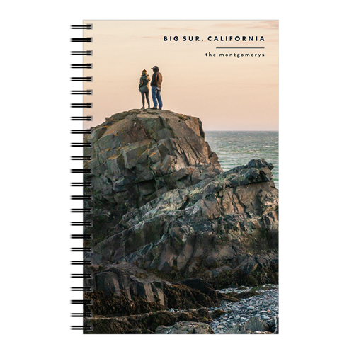 Modern Travel 5x8 Notebook, 5x8, Black, black