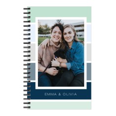 bright thick stripes 5x8 notebook