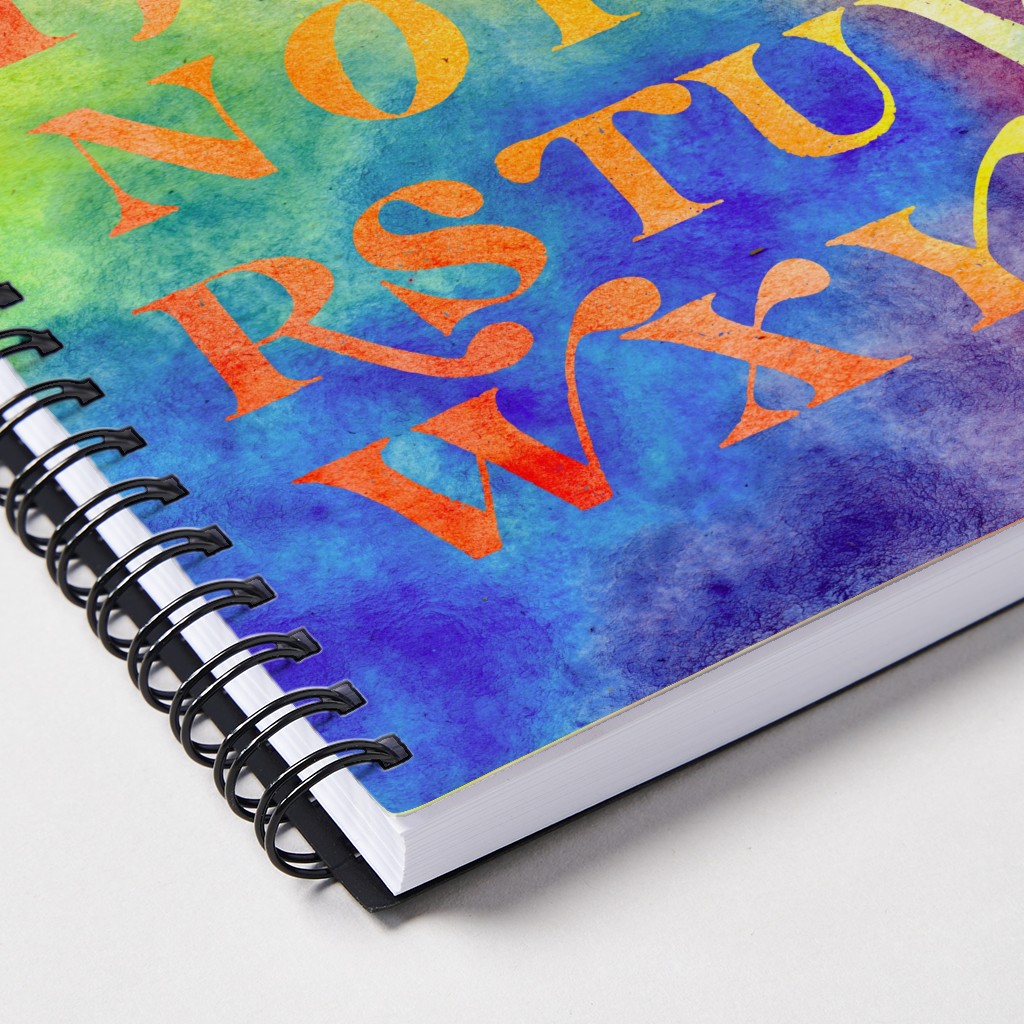 Watercolor Rainbow Retro Alphabet Notebook Shutterfly