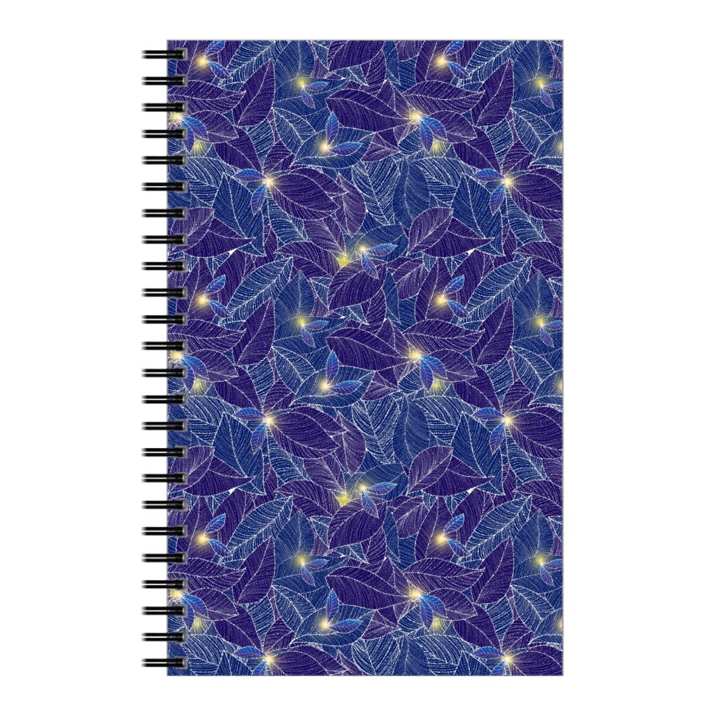 Fairy Lanterns - Purple Notebook, 5x8, Purple