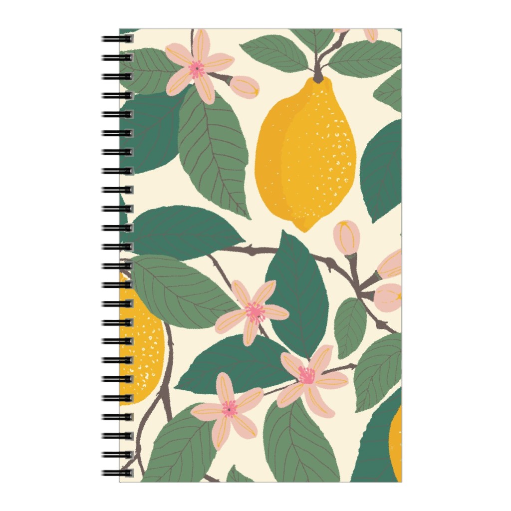 Lemon Tree - Yellow Notebook, 5x8, Yellow