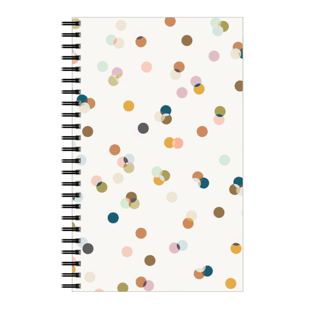 Eden Polka Dot - Cream Multi Notebook, 5x8, Multicolor