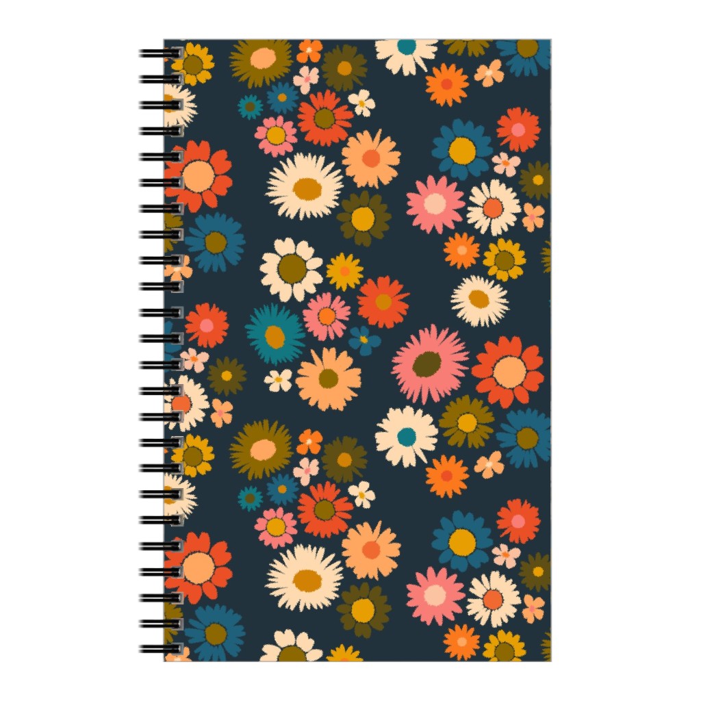 Painted Daisies - Multi Notebook, 5x8, Multicolor
