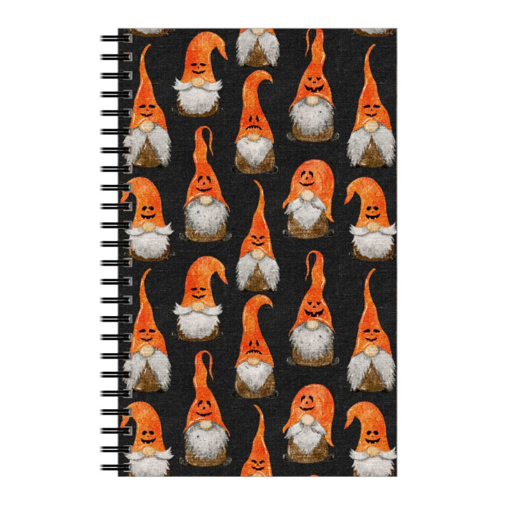 My Gnomes Notebook, 5x8, Orange