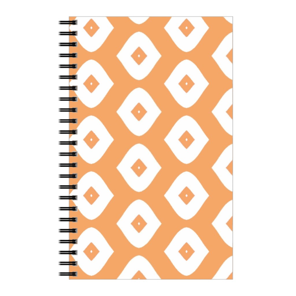 Diamond Girl - Orange Notebook, 5x8, Orange