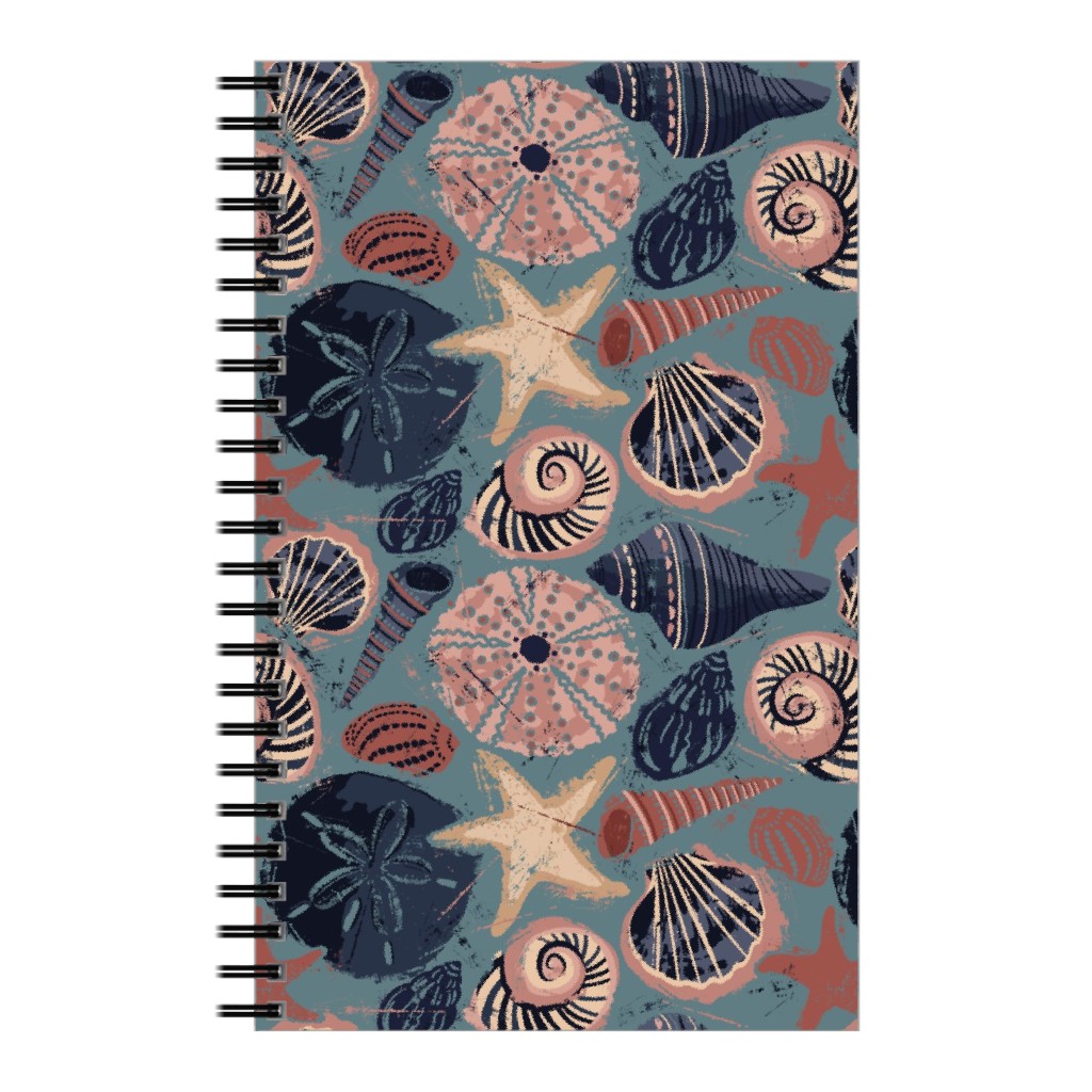 Seashells and Slate - Multi Notebook, 5x8, Multicolor