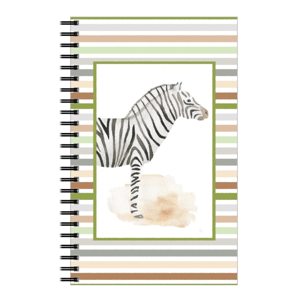 Jungle Safari Animals and Stripes Zebra Notebook Shutterfly