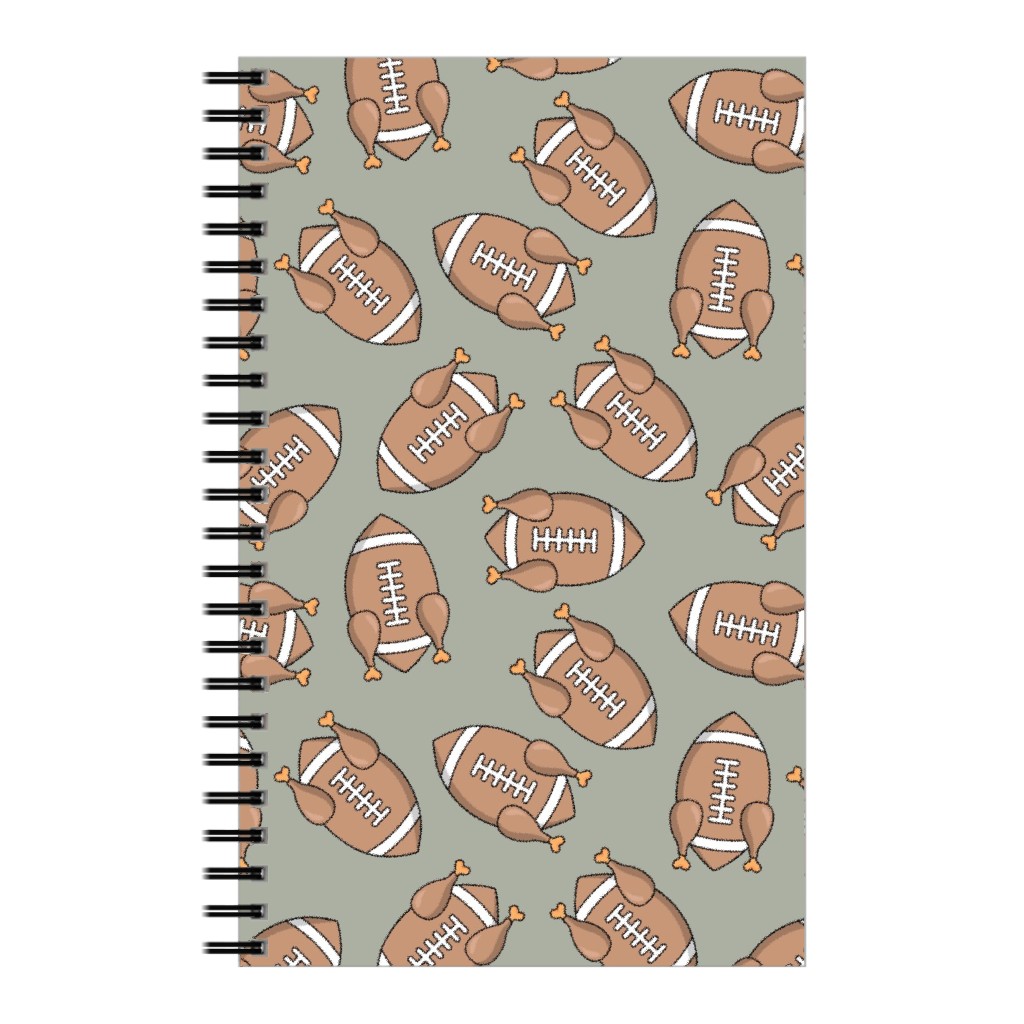 Turkey Football Notebook, 5x8, Beige