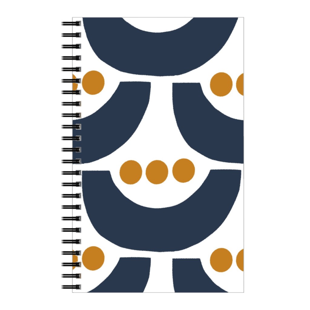 Tulip Notebook, 5x8, Blue, Park Night