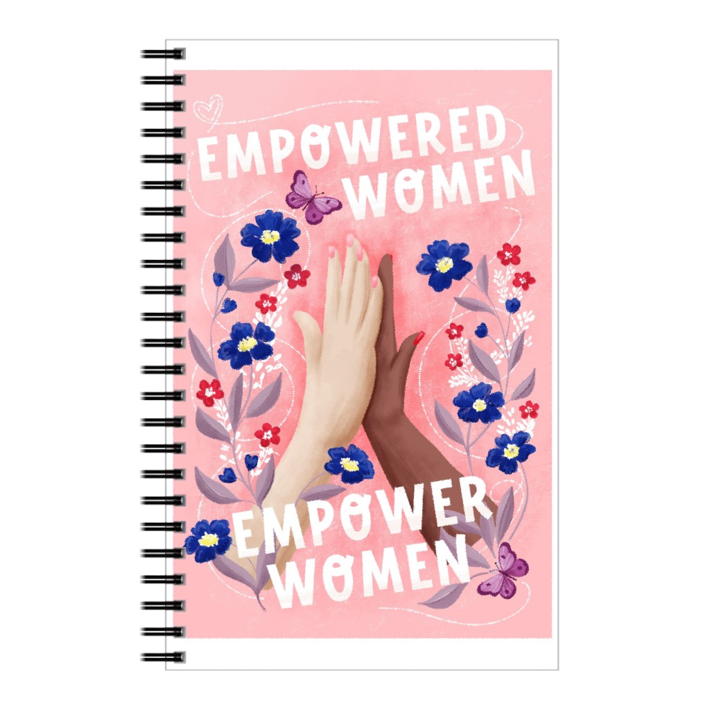 Empowered Women Empower Women - Pink Notebook, 5x8, Pink