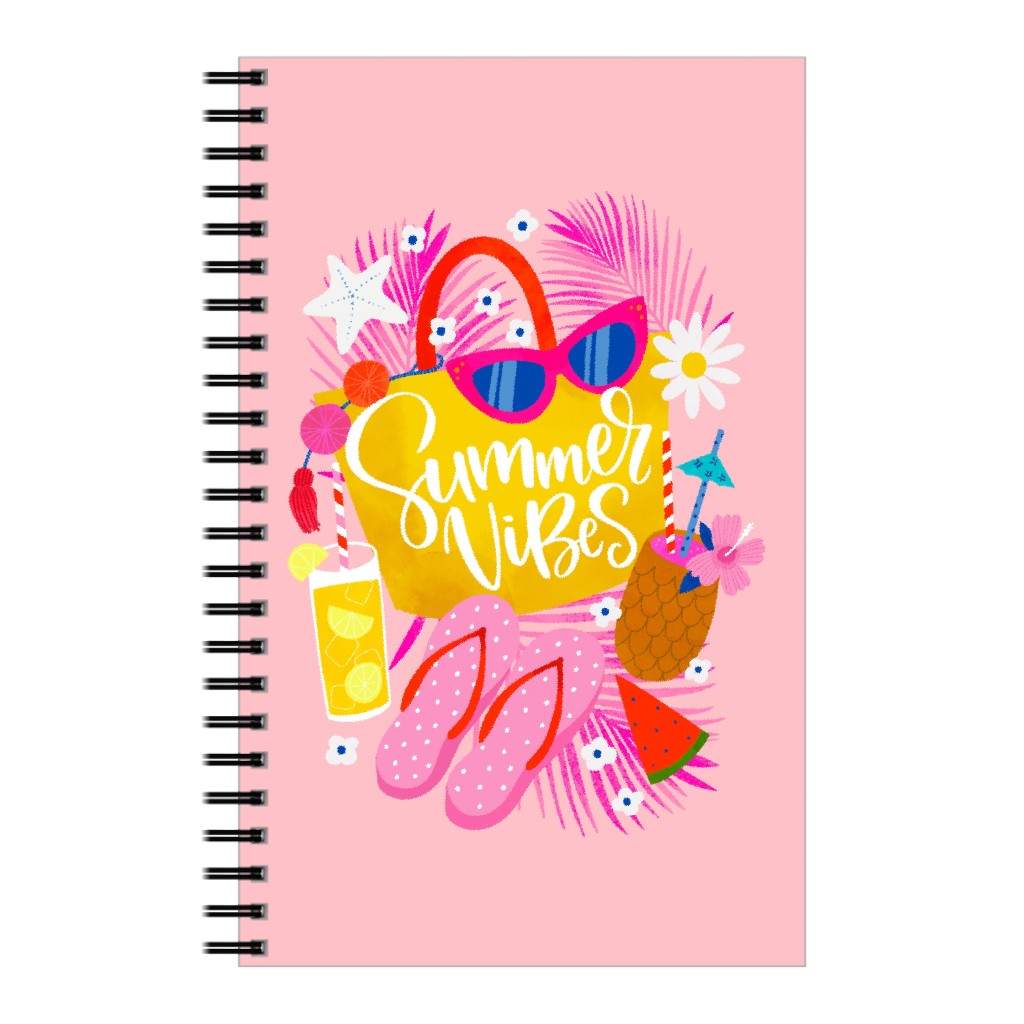 Summertime Vibes - Pink Notebook | Shutterfly