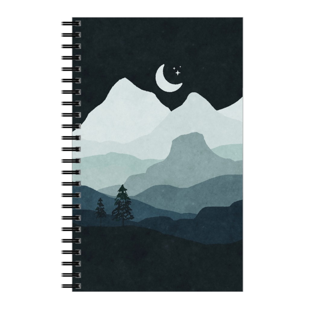 Mountain View Notebook, 5x8, Green