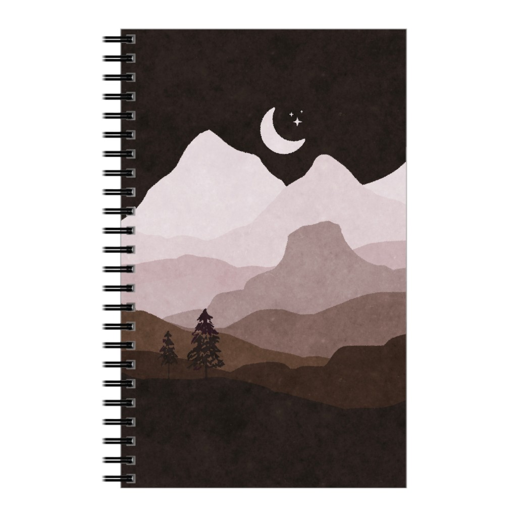 Mountain View Notebook, 5x8, Brown