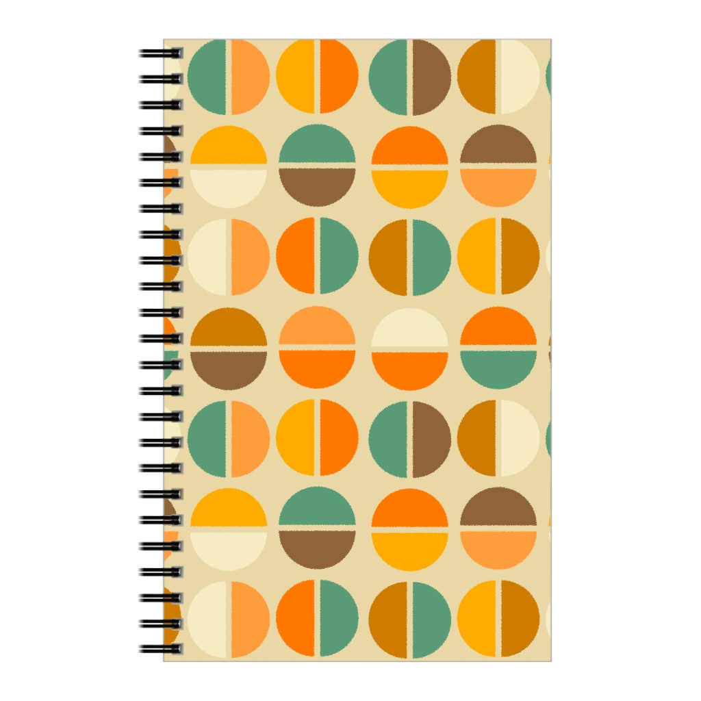 Mod Earths - Multi Notebook, 5x8, Multicolor