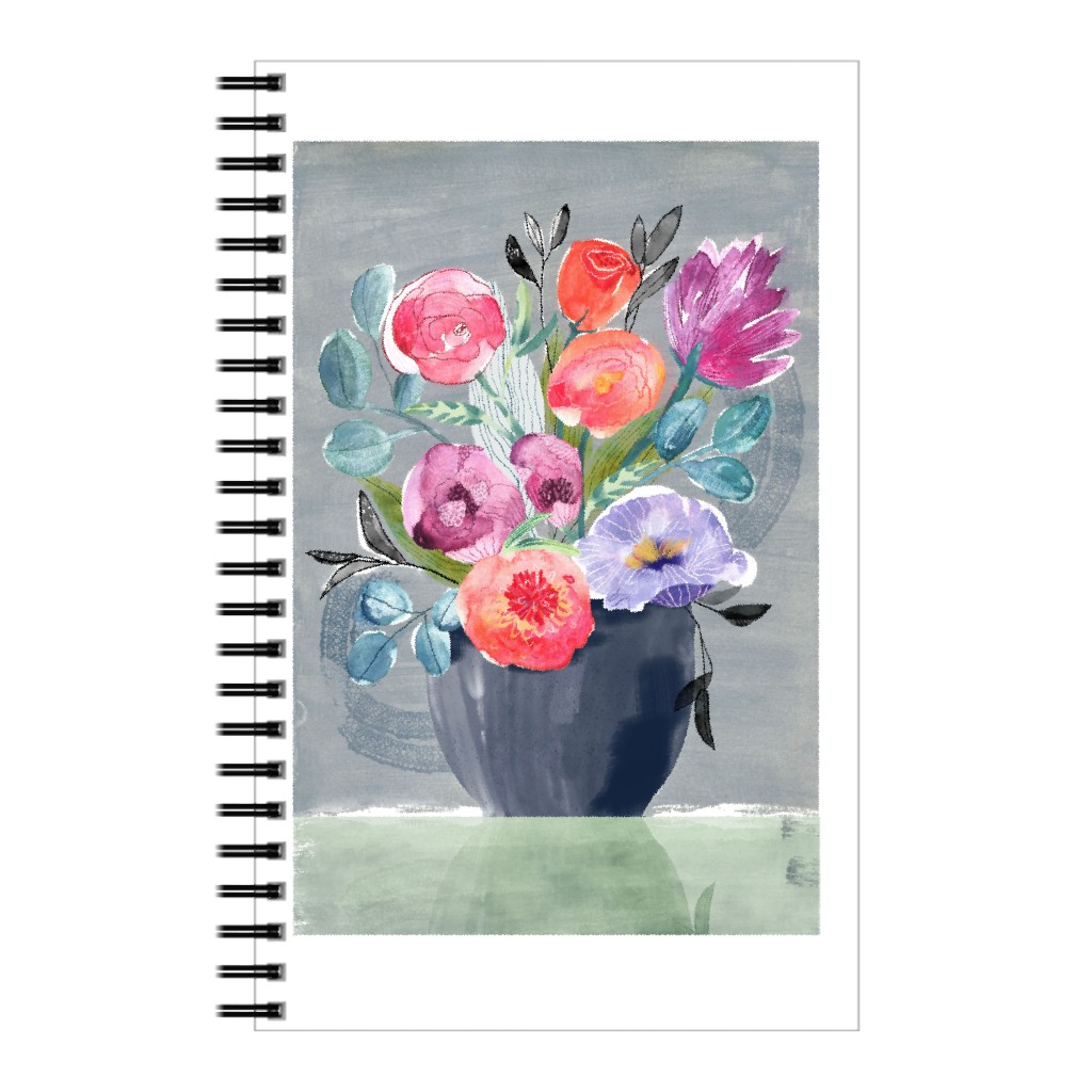 Floral Still Life - Multi Notebook, 5x8, Multicolor