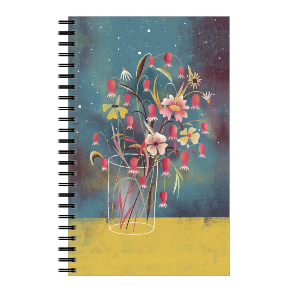 Lily of the Valley Bouquet - Multi Notebook, 5x8, Multicolor