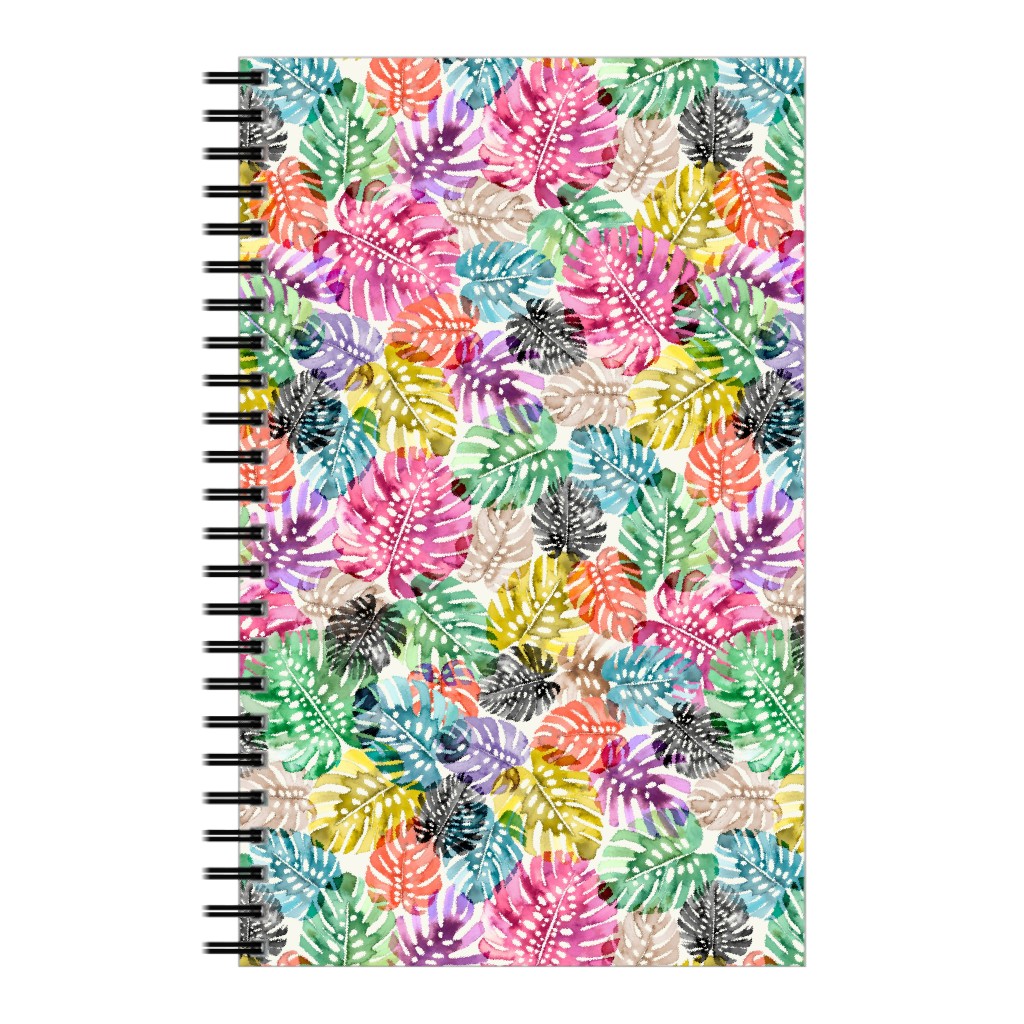 Tropical Monstera Leaves - Bold Notebook | Shutterfly