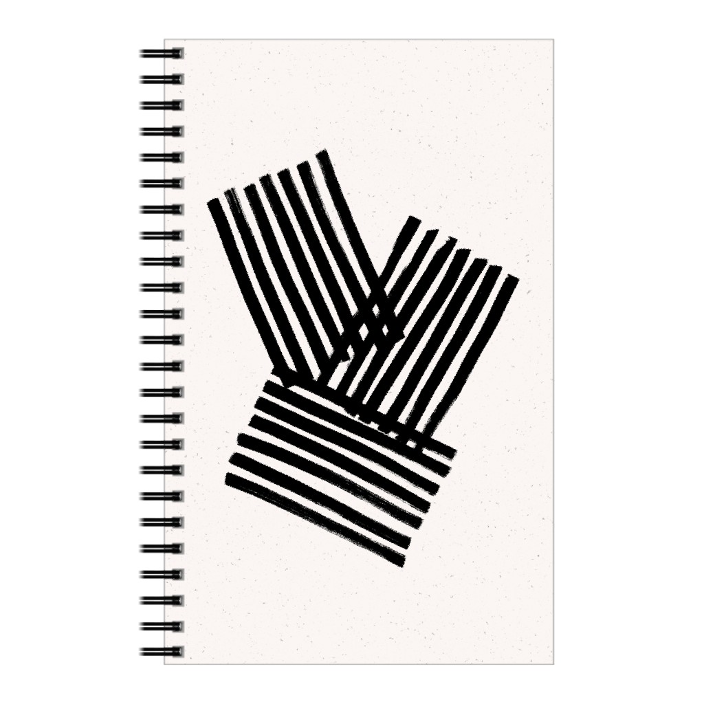 Kimono Stripes - Neutral Notebook, 5x8, Beige