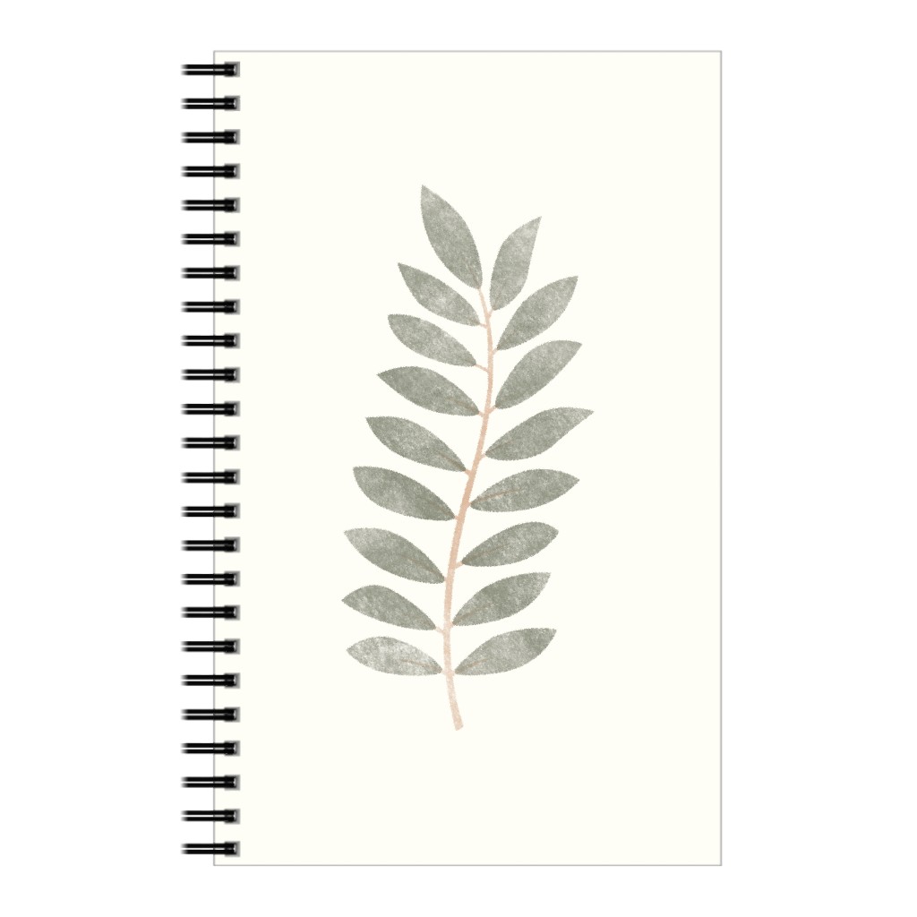Botanical Leaf Iii Notebook, 5x8, Green, Sage