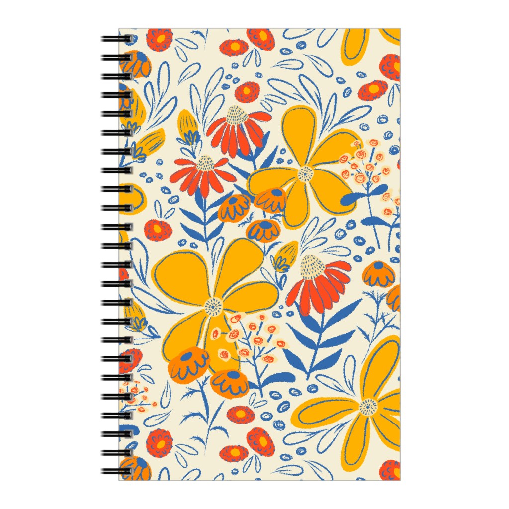 May Flowers - Multi Notebook, 5x8, Yellow