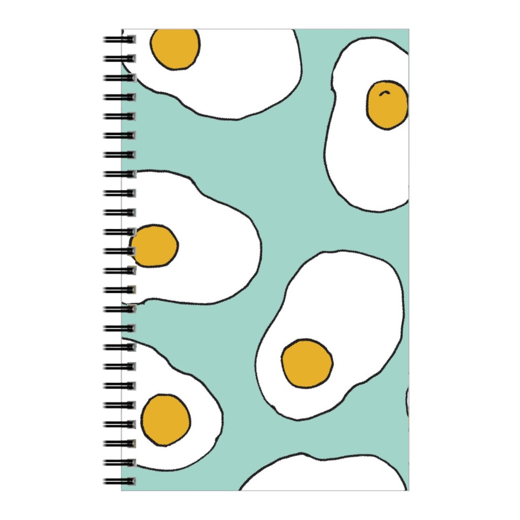 Eggs - Mint Green Notebook, 5x8, Green