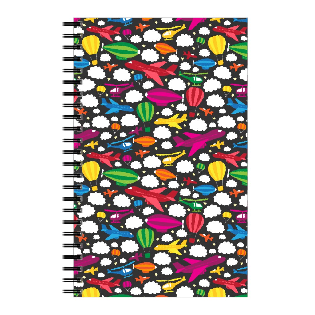 Fantastic Flying Machines - Multi Notebook, 5x8, Multicolor