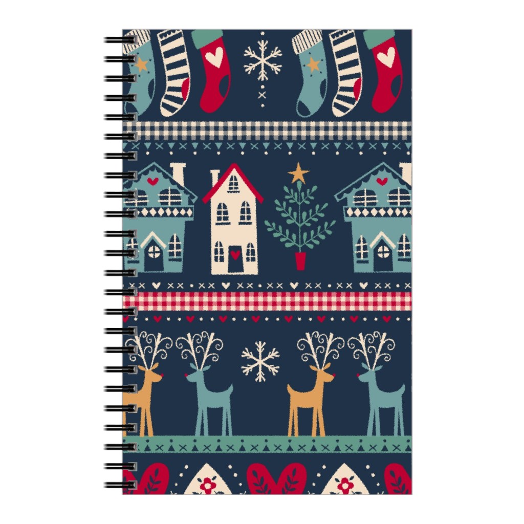 Vintage Nordic Christmas Notebook | Shutterfly