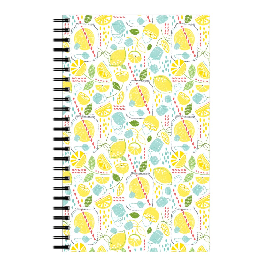 Summer Sippin - Yellow Notebook, 5x8, Yellow