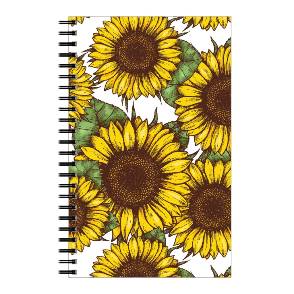 Sunflowers Notebook, 5x8, Yellow