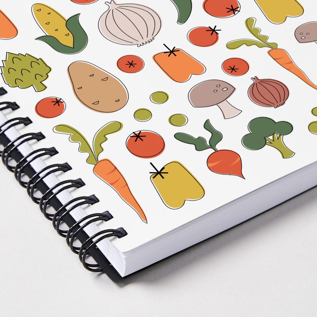 Farmers Market Vegetables - Multi Notebook | Shutterfly