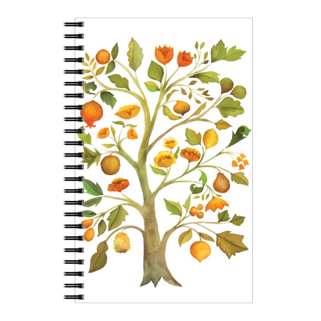 the Golden Tree Notebook, 5x8, Multicolor