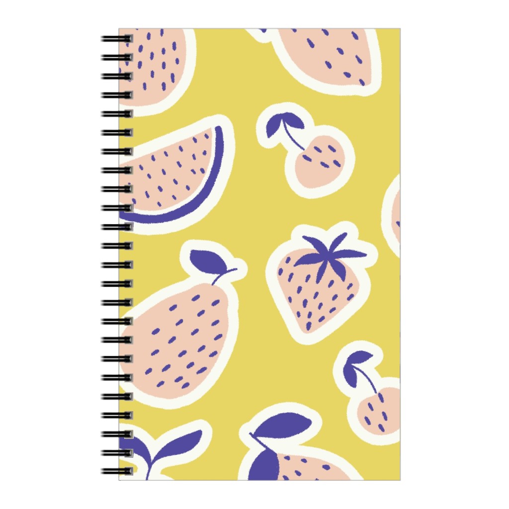 Fruity - Yellow Notebook, 5x8, Yellow