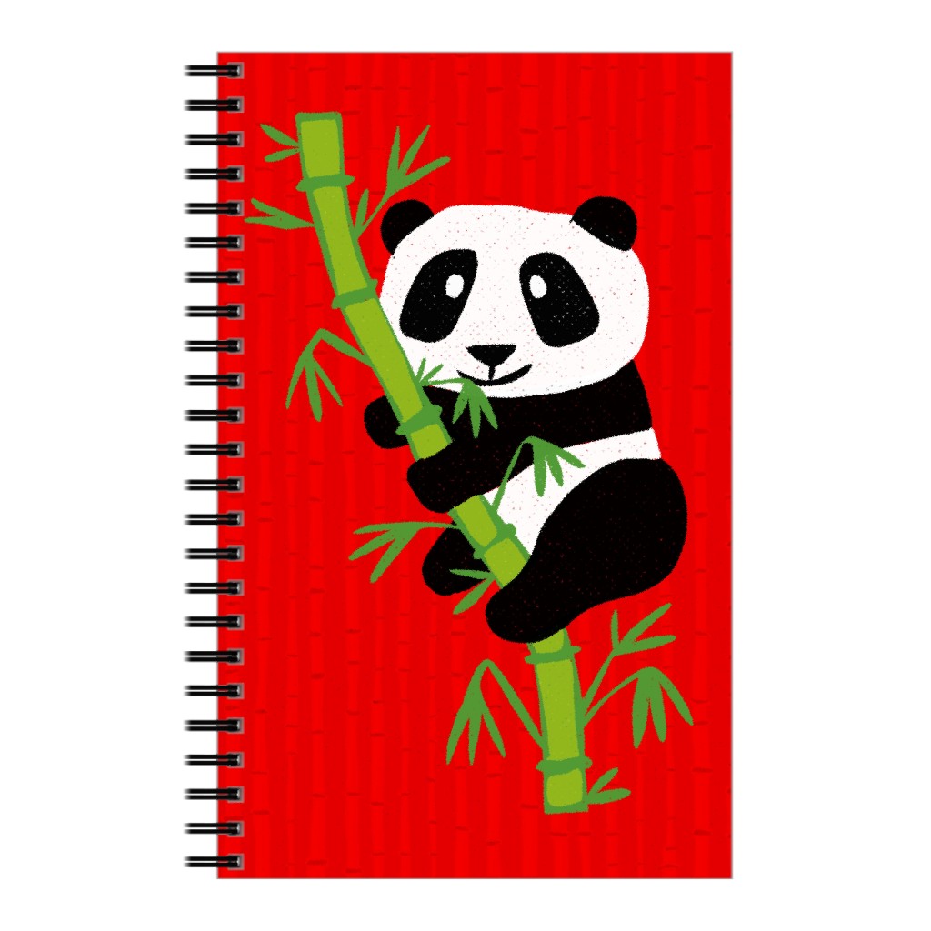 Bambooboo Notebook, 5x8, Red