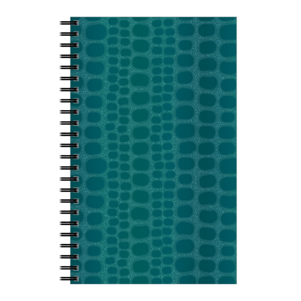 Reptilian Skin Notebook, 5x8, Green, Classic Green