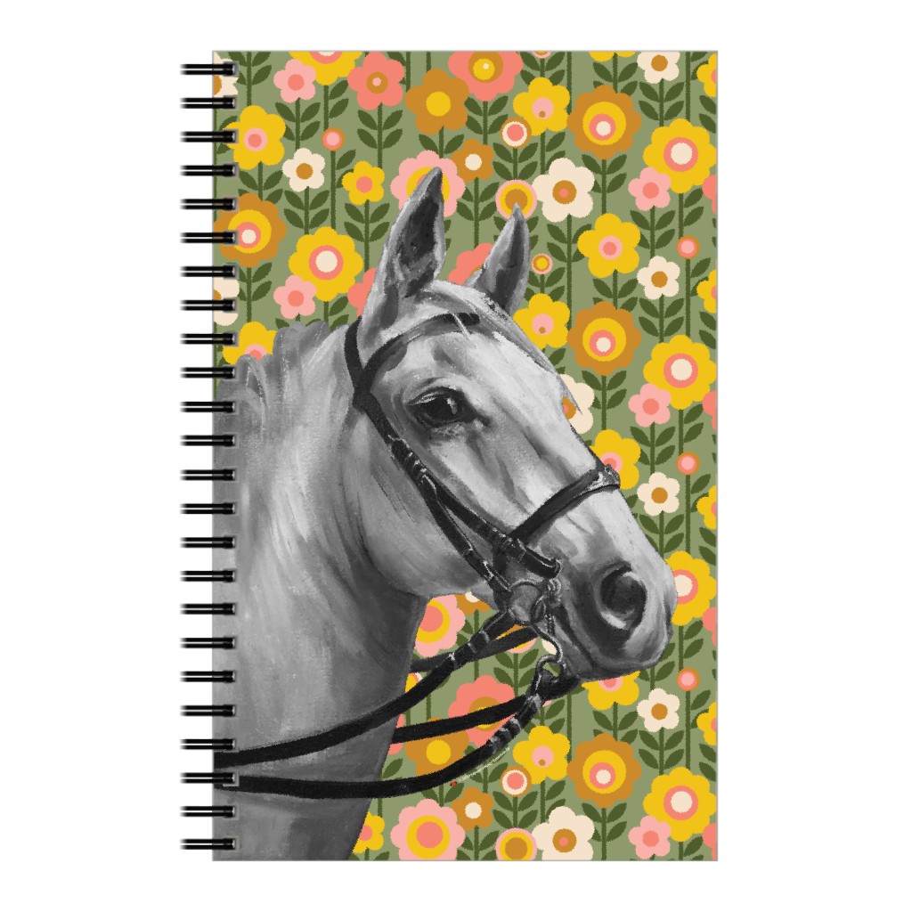 Pinto Horse Notebook, 5x8, Multicolor