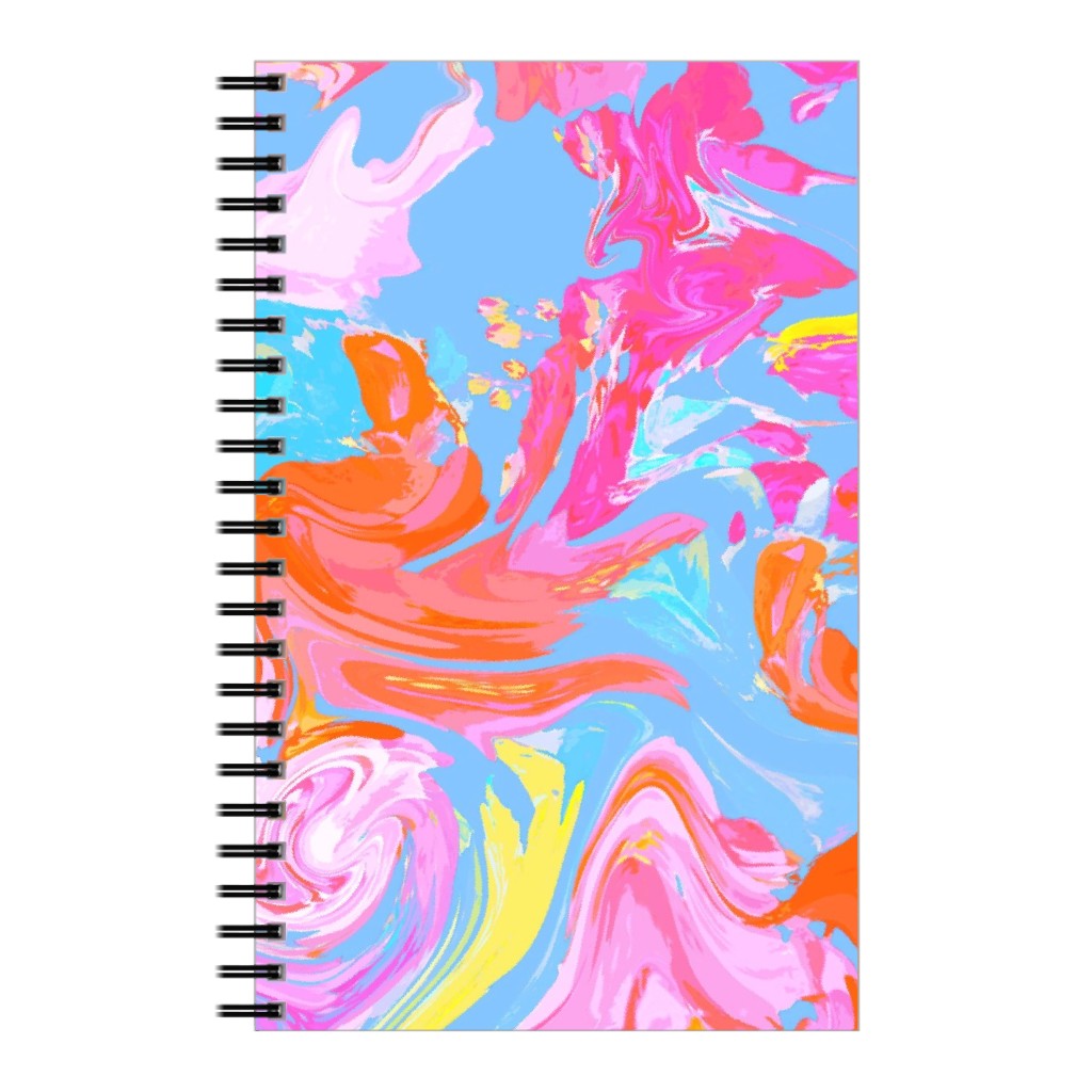 Summer Splash Notebook, 5x8, Multicolor