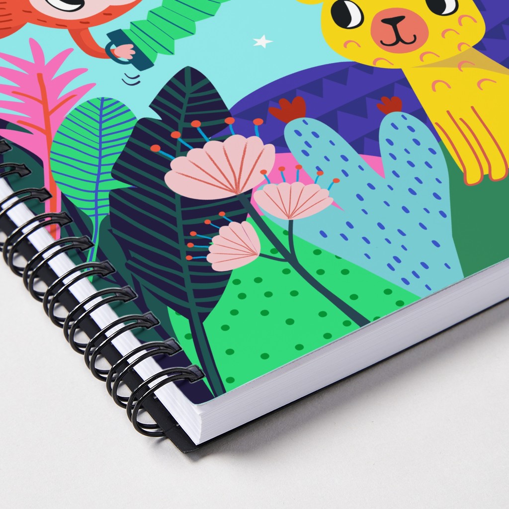 Jungle Jamboree Blue Notebook Shutterfly