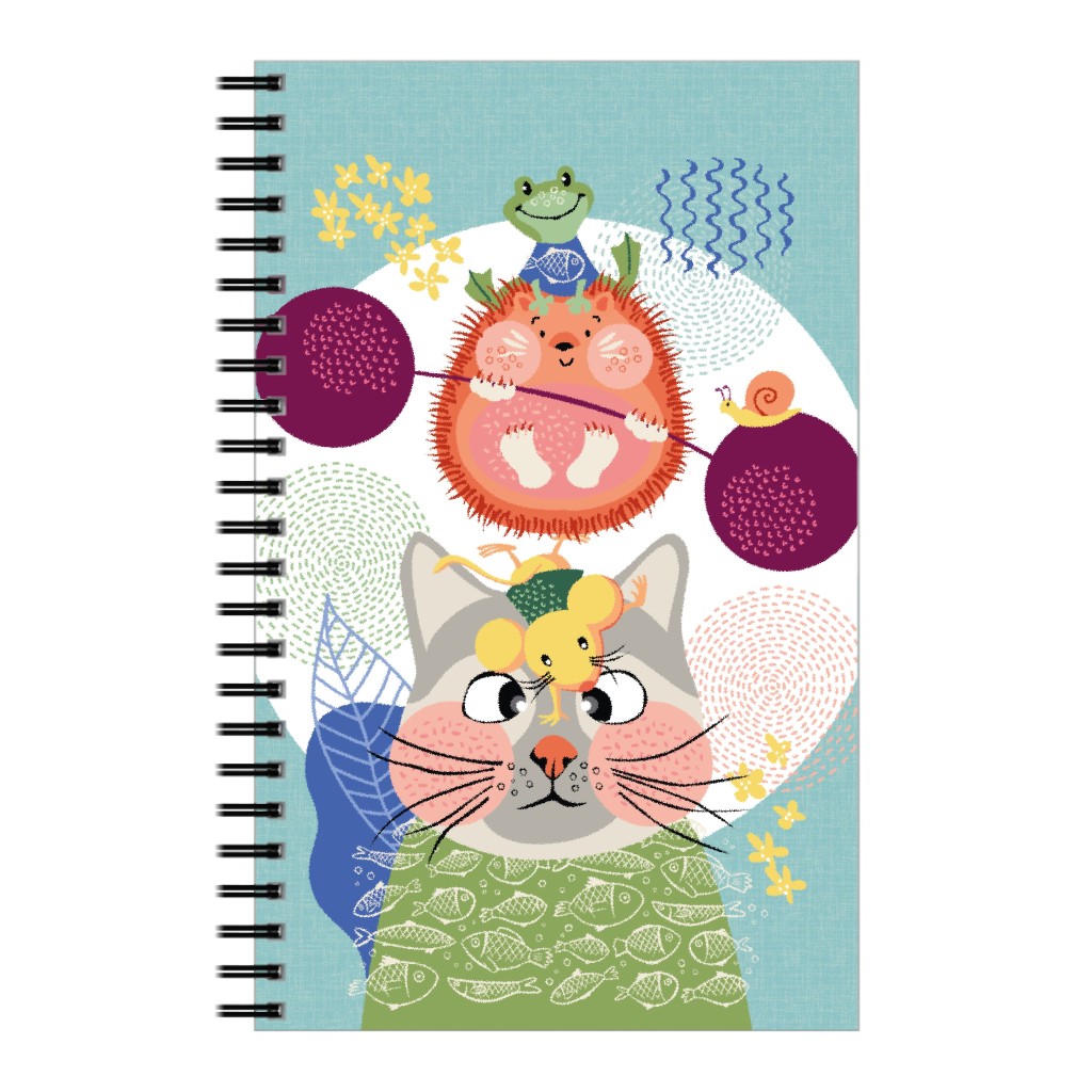 Power Mouse - Multi Notebook, 5x8, Multicolor