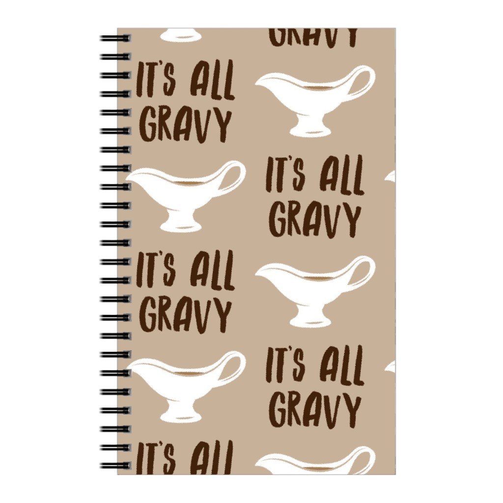 It's All Gravy - Funny Thanksgiving - Tan Stainless Steel Water Bottle with  Straw