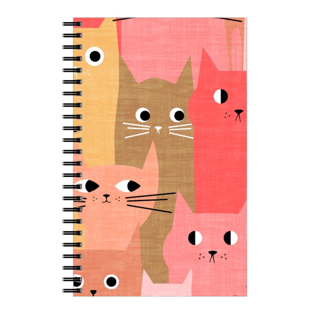 Silly Cats - Multicolor Notebook, 5x8, Multicolor
