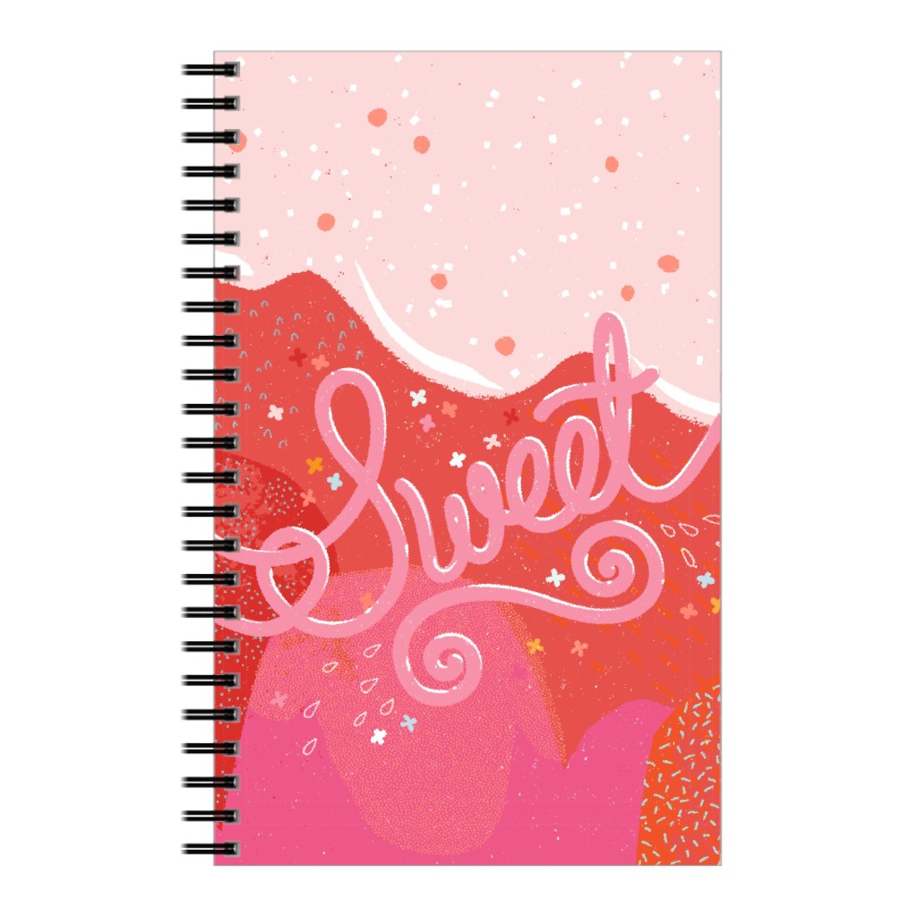 Sweet - Sugar Pink Notebook, 5x8, Pink