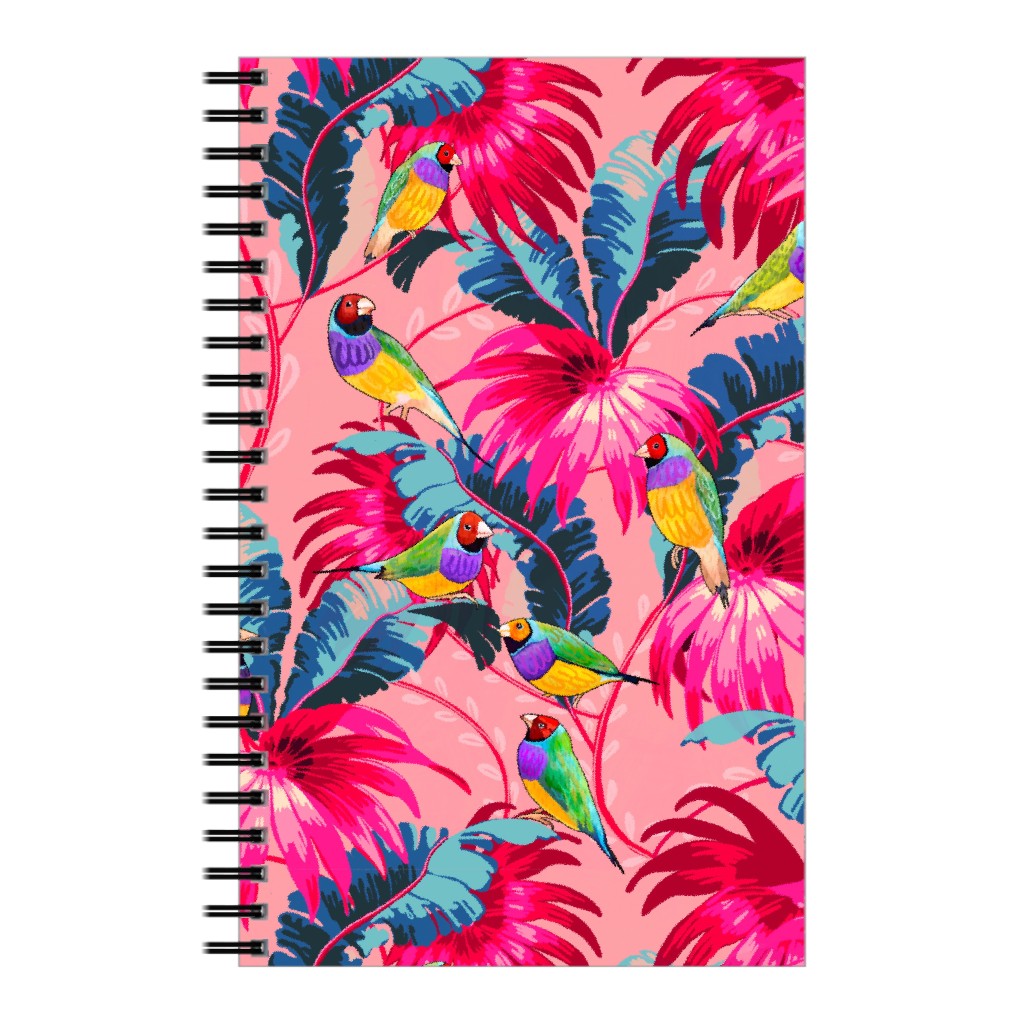 Tropical Birds & Botanicals - Pink Notebook | Shutterfly