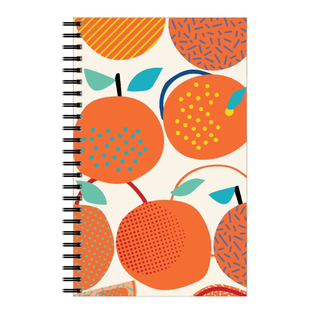 Fresh Orange - Orange Notebook, 5x8, Orange