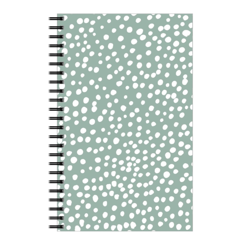Cheetah - Sage Green Notebook, 5x8, Green